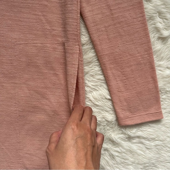 Free People FP Beach Sweater Bi-Coastal Cardigan Duster Papaya Sun Sz S - Picture 9 of 14